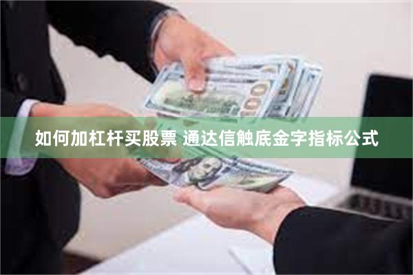 如何加杠杆买股票 通达信触底金字指标公式