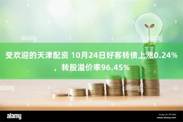 受欢迎的天津配资 10月24日好客转债上涨0.24%，转股溢价率96.45%